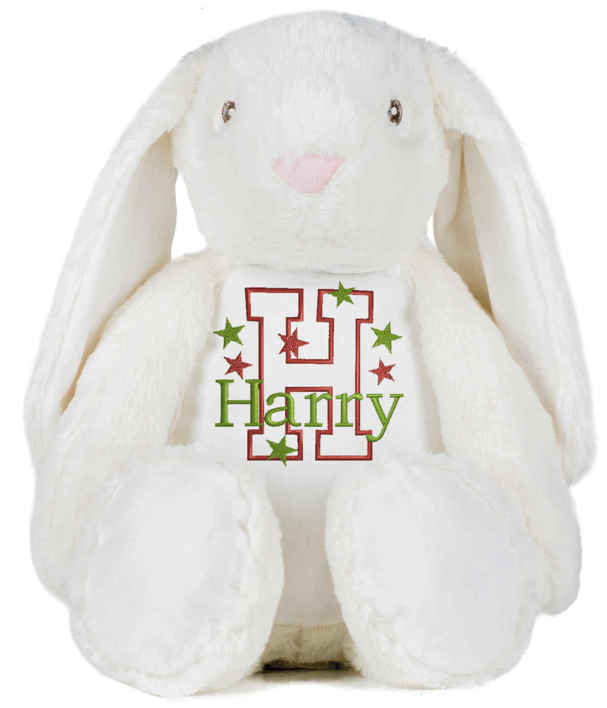 Personalised Cream Bunny - Embroidered Name