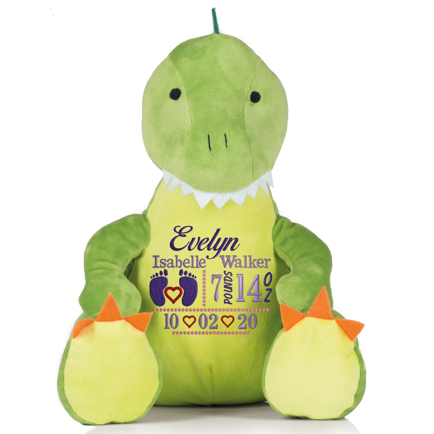 Personalised Dinosaur - Birth Date Design