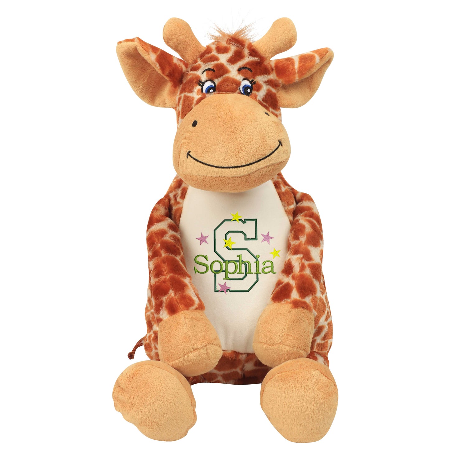 Personalised Giraffe - Embroidered Name